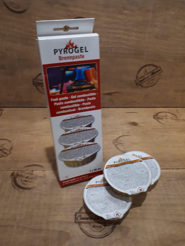 Pyrogel - pâte à brûler - pour fondue (set-3 x 95 grammes)