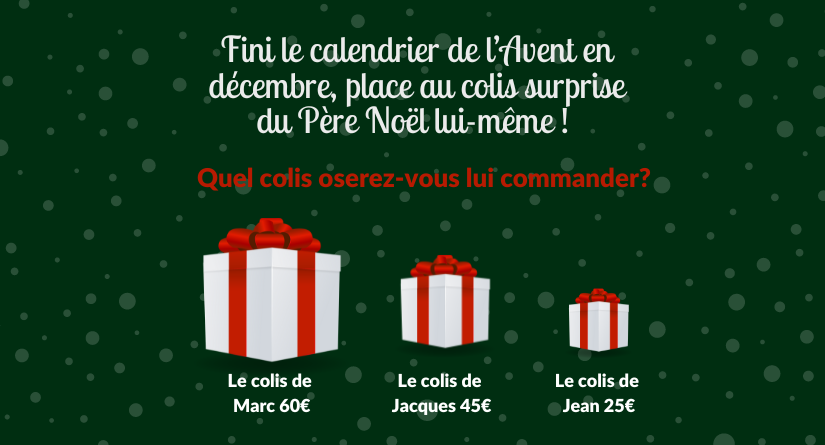 Fini le Calendrier de l'Avent place au colis surprise du Père Noël! - Vente  de fromages de Savoie