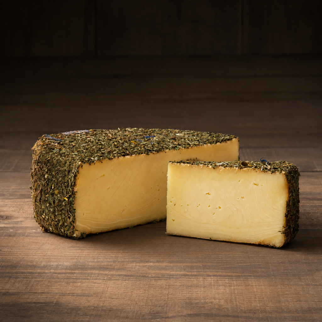 Tomme aux fleurs suisse
