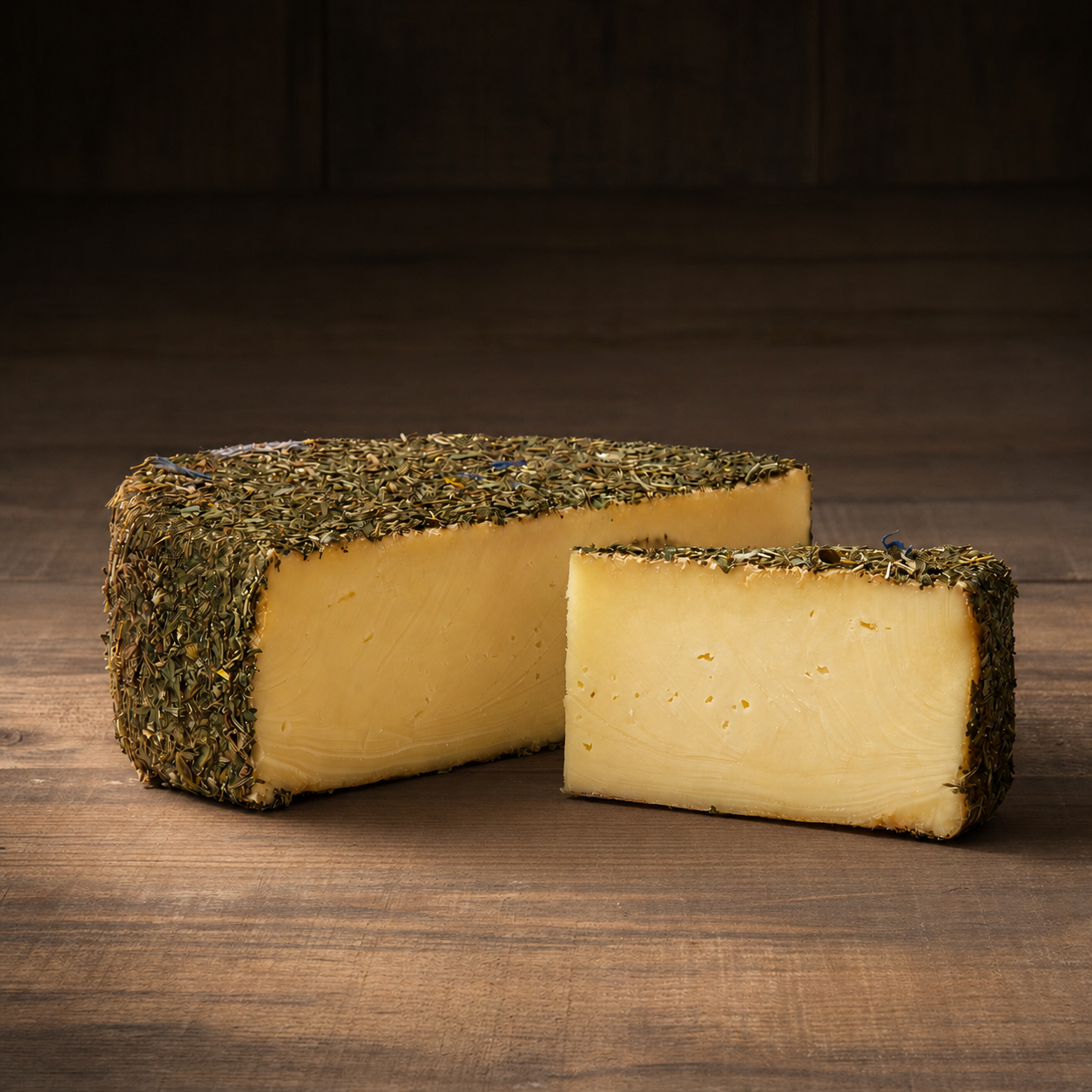 Tomme aux fleurs suisse