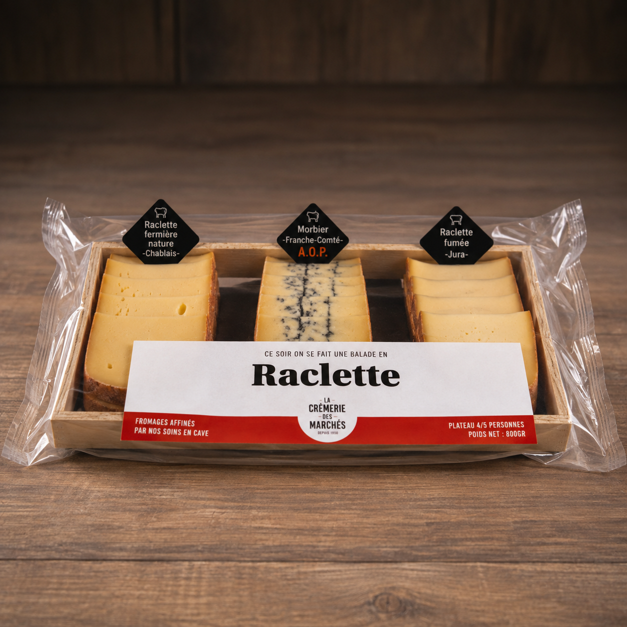 Plateau de fromage de raclette pour 4/5 personnes