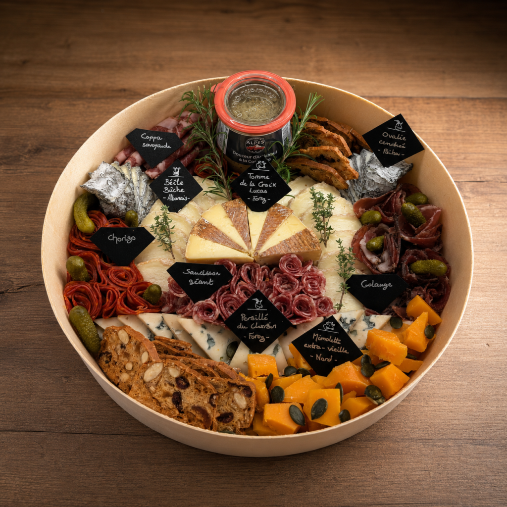 boite mixte apero fromage 10 pers