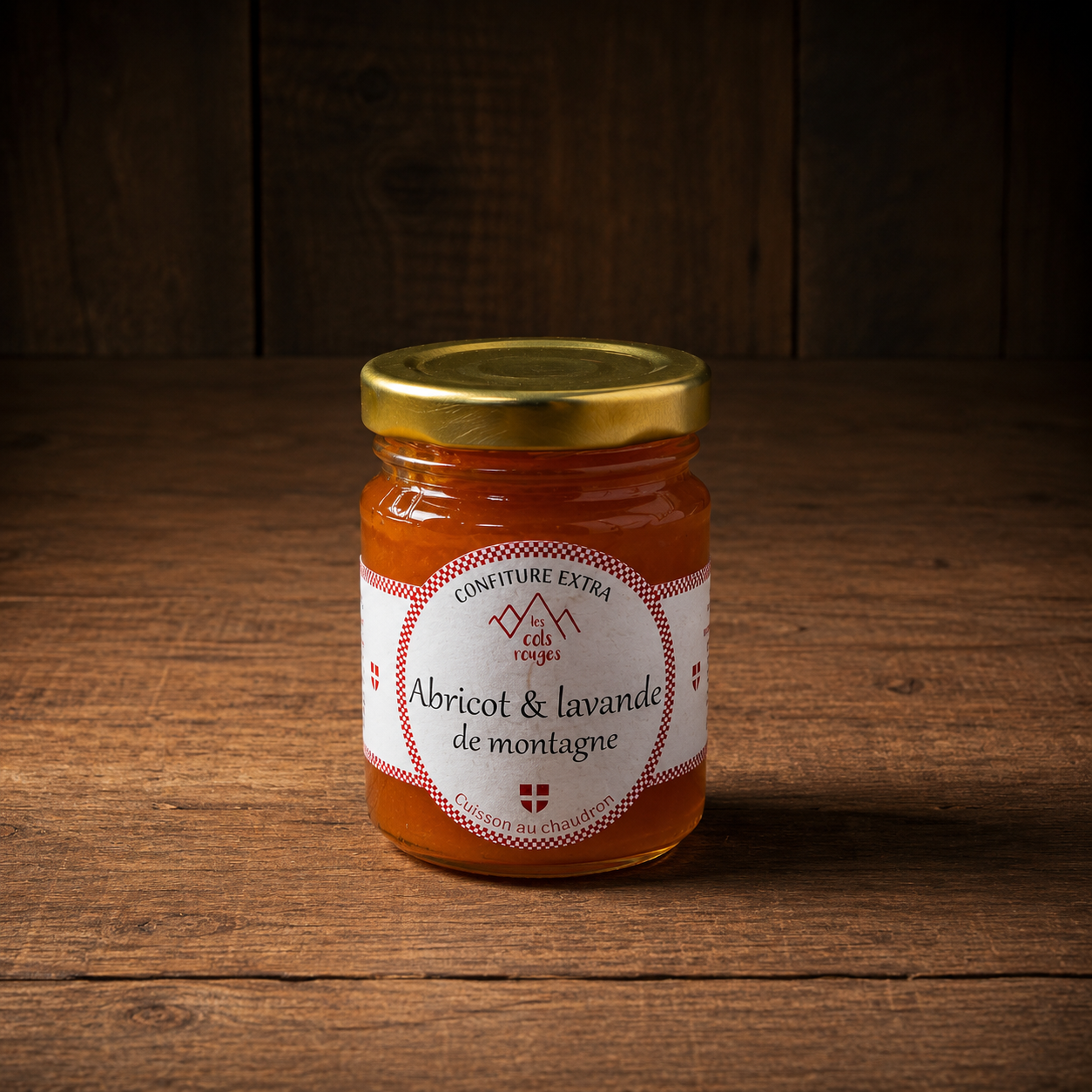 confiture artisanale abricot lavande des montagnes 120g
